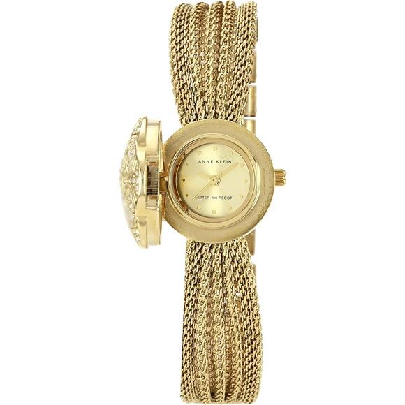 Anne Klein Women's AK/1046CHCV Premium Crystal-Accented Watch - Picture 2 of 4